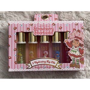 5 Pk Taste Beauty Strawberry Shortcake Scented Hydrating Lip Oils Apple Lemon